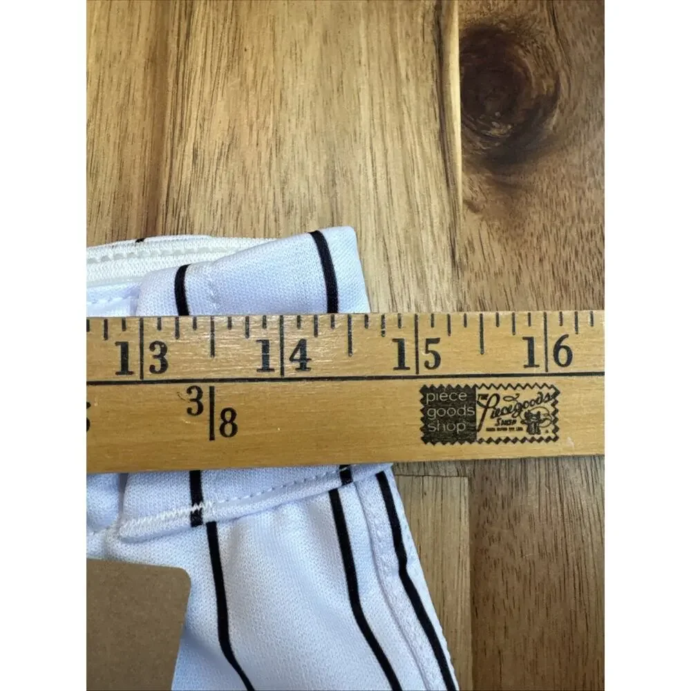 Evosheild Youth XL Baseball Softball Pant White & Black Pin Stripe‎ Straight Cut